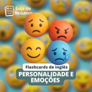 840 Flashcards de inglês portugês sobre Emoções e Personalidades