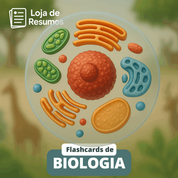 1920 Flashcards de Biologia para ENEM + Brindes