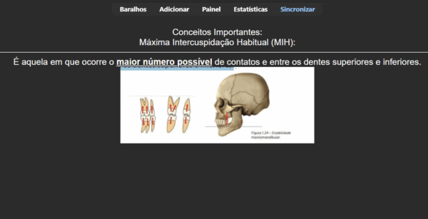 70 Flashcards de dentistica: Nomenclatura, Lesões, Isolamento e Ajuste oclusal - Imagem 4