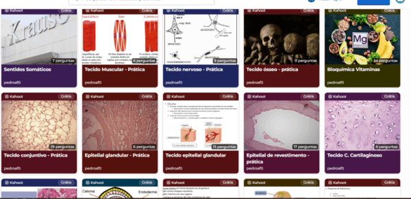 [Grátis]15 Kahoots de Histologia Geral: Ciclo Básico Odonto e Saúde - Imagem 3
